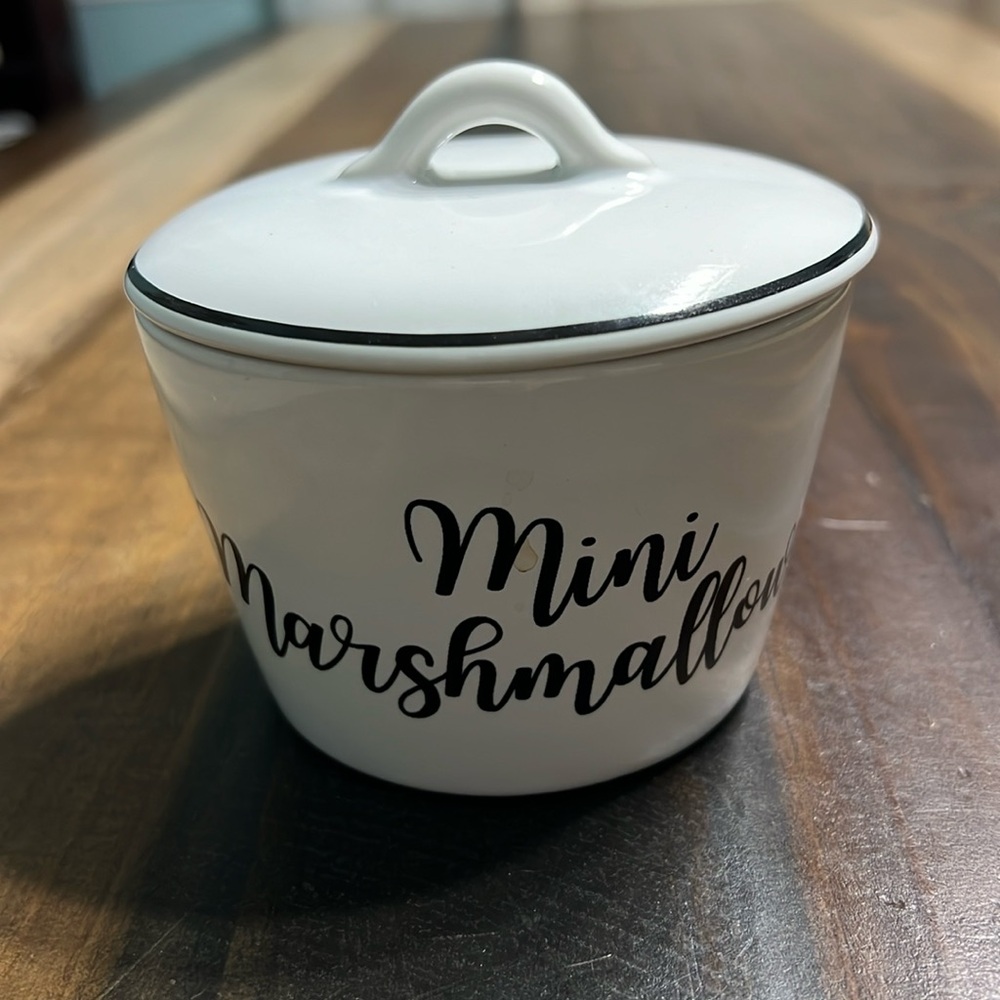 Mini Marshmallows Jar with Lid